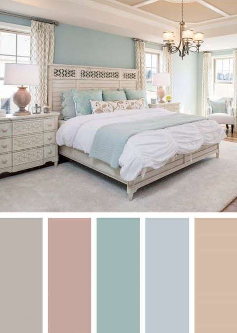 Modern Bedroom Colors, Beautiful Bedroom Colors, Best Bedroom Colors, Bedroom Colour Palette, Decor Ikea, Bedroom Wall Colors, Dekorasi Kamar Tidur, Gorgeous Bedrooms, Bedroom Color