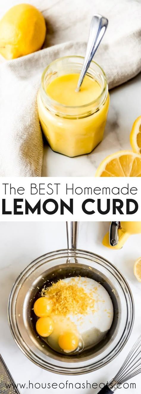 Citron Recept, Microwave Lemon Curd, Easy Lemon Curd, Homemade Lemon Curd, Citrus Recipes, Lemon Curd Recipe, Lemon Dessert, Curd Recipe, Brownie Desserts