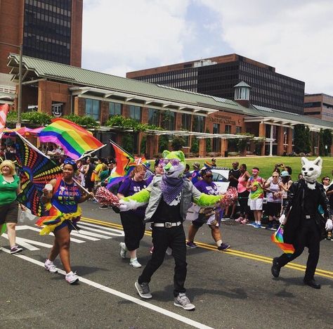 We're leading Nijicon in the Philadelphia Pride Parade! #phillypride #pride2015 Chicago Pride Parade, Chicago Pride, Gay Pride Parade, Pride Parade, Gay Pride, Philadelphia, Chicago, Funny, Quick Saves