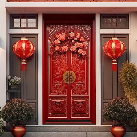 Chinese New Year Door Covers Door Tapestry Door Curtain Decoration Backdrop Door Banner for Front Door Farmhouse Holiday Party Decor Supplies Chinese New Year Home Decor, Cny Wall Decoration, Chinese Door Decoration, Door Tapestry, Chinese New Year Wall Decoration, Chinese Lanterns Room Decor, Chinese Christmas, Curtain Decoration, Cheap Doors