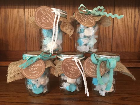 Salt Water Taffy Wedding Favors, Beach Theme Bridal Shower Favors, Bridal Shower Game Prizes, Shower Game Prizes, Bridal Shower Games Prizes, Salt Water Taffy, Beach Bridal Showers, Game Prizes, Beach Bridal