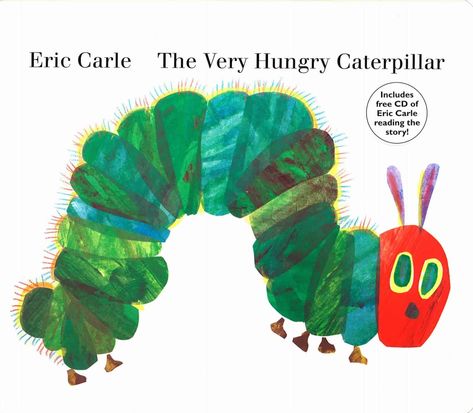 A Very Hungry Caterpillar, Hungry Caterpillar Craft, The Hungry Caterpillar, Caterpillar Book, 100 Best Books, Caterpillar Craft, Award Winning Books, The Very Hungry Caterpillar, Eric Carle