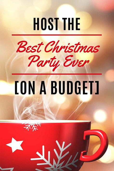 Christmas Party On A Budget Food, Good For Christmas Party, Christmas Party Ideas On A Budget, Christmas Party For A Crowd, Christmas Party Ideas For Large Groups, Christmas Party Guest Gifts, Christmas Dinner Hosting Party Ideas, Christmas Party Must Haves, Holiday Party On A Budget