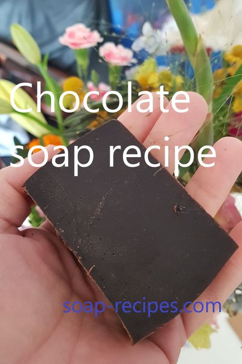 Chocolate Soap Recipe, Cocoa Butter Soap, Powder Soap, Dessert Soap, Shampoo Recipe, Handmade Soap Recipes, Cold Process Soap Recipes, Chocolate Soap, Soap Recipe