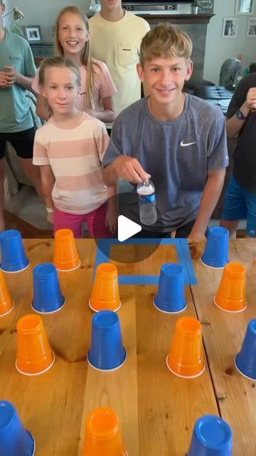 Flip Bottle Game, Water Bottle Flip Game, Bottle Flip Game, Bottle Game, Water Bottle Flip, Bottle Flip, Christmas Party Games, October 23, Family Game