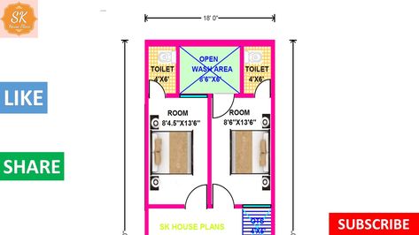 HOUSE PLAN 18' X 50' / 900 SQ.FT / 100 SQ.YDS / 84 SQ.M / 100 GAJ / WITH INTERIOR / (4K), I HOPE YOU LIKE MY VIDEO. #SKHOUSEPLANS Product That I Use  Affiliate links :  My Lenovo Ideapad 330 15.6-inch FHD Laptop :-  https://amzn.to/2znzTPl  MY Keyboard :- https://amzn.to/3cOQeuR  My Mouse :- https://amzn.to/2XnAB7j  My Boya BYM1 Mic :- https://amzn.to/2TucfaK   #newhouseplan  #houseplan #housedesign #homeplan #homedesign  SK HOUSE PLANS,house plans,house plan 18’ X 50’,900 SQFT HOUSE PLAN, 18x50 House Plan, 900 Sqft House, Indian House Plans, Small House Front Design, Plans House, Duplex House Plans, Duplex House, Indian Homes, House Front Design