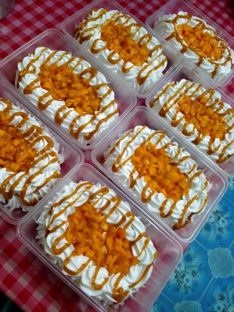 Cake In A Tub, Mango Bravo Cake, Mango Bravo, Philippine Photography, Tub Cake, Diy Cake Topper Printable, Lutong Pinoy, Cube Cake, Bento Cakes