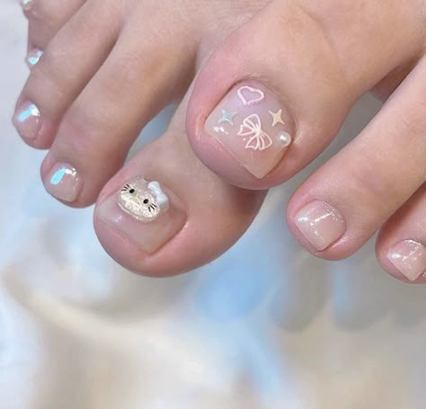 Pedicure Nail Art Toenails, Toenails Pedicure, Nail 2024, Feet Nail Design, Gel Pedicure, Fake Nails Designs, Lilac Nails, Glittery Nails, Cute Simple Nails