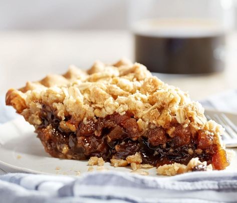 Streusel-Topped Mincemeat Pie Mincemeat Pie Recipe, Pastry Pie Crust, Mincemeat Pie, Chocolate Silk Pie, Crisco Recipes, Minced Meat Recipe, Pie Pops, Pastry Pie, Mince Pies