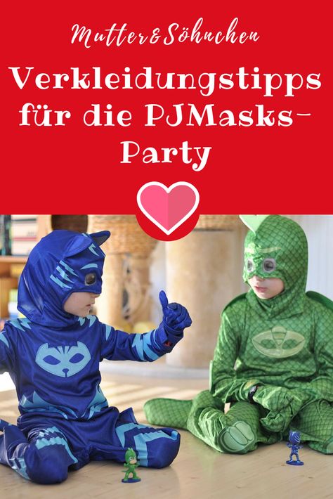 Hier findest du Ideen für die PJ Masks-Party. Mit wenigen Accessoires zu Gecko, Eulette und Catboy werden und an Fasching, zum Geburtstag oder daheim zum Superhelden werden. #pjmasks #pyjamahelden #verkleidung #fasching #rollenspiel #spielen Pj Mask Party, Contemporary Dance Costumes, What Is Halloween, Modern Party, Mask Party, Halloween Festival, Contemporary Dance, Clothes Organization, Character Outfits