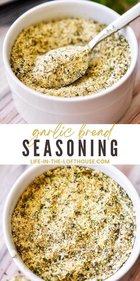 Garlic Bread Seasoning Garlic Bread Seasoning, Bread Seasoning, Healthy Homemade Ranch, Diy Seasonings, Ranch Seasoning Recipes, Fmd Recipes, Ranch Packet, Homemade Ranch Seasoning, Homemade Dry Mixes