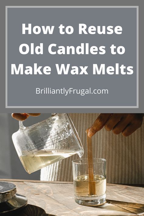 Reuse Old Candles, Reuse Candle Wax, Candle Reuse, Soy Wax Candles Diy, Homemade Soy Candles, Diy Wax Melts, Hand Dipped Candles, Candle Making Wax, Candle Making Business