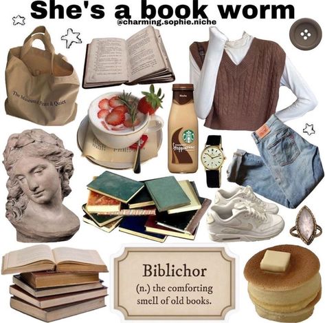 Mood Board Clothes, Book Worms Aesthetic Outfit, Bookworm Aesthetic Outfit, Bookish Outfits, Niche Boards, Niche Aesthetic, Dark Acadamia, Niche Memes, Aesthetic Memes