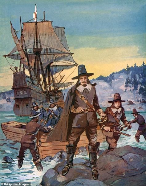 Pilgrim Fathers, Plymouth Rock, The Mayflower, Colonial America, Religious Freedom, May Flowers, Historical Photos, Plymouth, In America