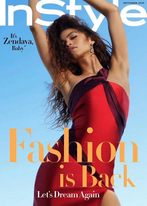 Estilo Kylie Jenner, Zendaya Style, Fashion Magazine Cover, Instyle Magazine, Wearing All Black, Zendaya Coleman, Vogue Covers, Looks Style, Popsugar