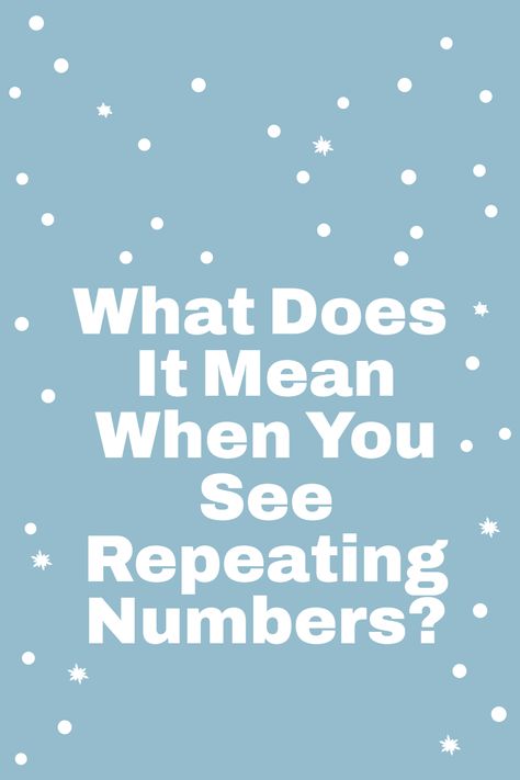 Do you ever notice that you see the same number over and over again? You may be seeing something more meaningful than just a coincidence. If you're wondering what it means when you see repeating numbers, then you're in luck – this guide will explore the mysterious significance of patterns of repeated numbers and how it may be connected to spiritual communication. Repeating Numbers, What Does 10:10 Mean, Repeating Numbers Meaning, Repeated Numbers Meaning, Number Synchronicities, Meaning Of Numbers Spiritual, What Is Synchronicity, Number Synchronicity, Triple Numbers