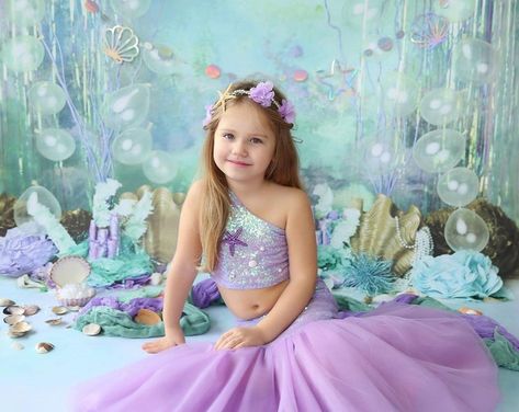 Mermaid Costume for Girl Ariel Mermaid Dress for Baby - Etsy Ghana Mermaid Dress For Girls, Mermaid Royalty, Purple Mermaid Dress, Mermaid Princess Dress, Kids Birthday Dresses, Girls Mermaid Costume, Mermaid Party Dress, Little Mermaid Dresses, Unique Fish