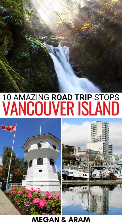 Are you looking to take an unforgettable Vancouver Island road trip? This guide includes the best stops on a road trip on Vancouver Island (including hotels)! | Things to do on Vancouver Island | Vancouver Island itinerary | Places to visit on Vancouver Island | Small towns on Vancouver Island | Places on Vancouver Island | Canada road trip | Where to stay on Vancouver Island Quadra Island Bc, Victoria Island Canada, Road Trip Canada, British Columbia Road Trip, Pnw Vibes, Travel Vancouver Island, Travel Vancouver, Vancouver Vacation, Columbia Travel