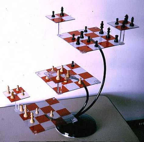 3D Chess | 3D Chess - Chess Forums - Chess.com 3d Chess Board, Lego Chess, Crochet Games, Star Trek Chess, Chess Ideas, 3d Chess, Chess Moves, Chess Art, Luxury Chess Sets