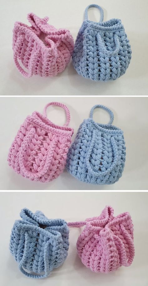 Mini Bag Pattern, Crochet Small Bag, Crocheted Purses, Purse Patterns Free, Crochet Mini Bag, Accessoires Barbie, Crocheted Bags, Crochet Purse Pattern Free, Bags Pattern