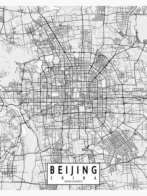 Urban Diagram, Beijing Map, Map Of China, Beijing City, Light City, Blueprint Drawing, China Lights, China Map, Air Fighter