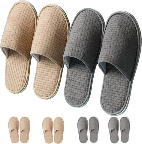 Hotel Slippers, Travel Bathroom, Bride Slippers, Party Bedroom, Spa Slippers, Spa Rooms, Hall Closet, Bedroom Slippers, Gift Box Ideas