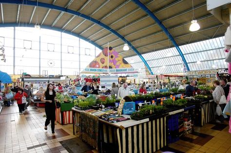 Swansea indoor market- biggest indoor market in Wales and officially best in Britain Things To Do In Wales, Welsh History, Swansea Wales, Gower Peninsula, Indoor Markets, 100 Things To Do, Swansea City, It's Raining, When It Rains