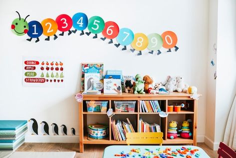 Kindergarten Interior Design, Kindergarten Classroom Design, Small Bedroom Ideas For Kids, Classroom Kindergarten, Preschool Designs, Kindergarten Interior, Classroom Interior, Daycare Decor, Kindergarten Design