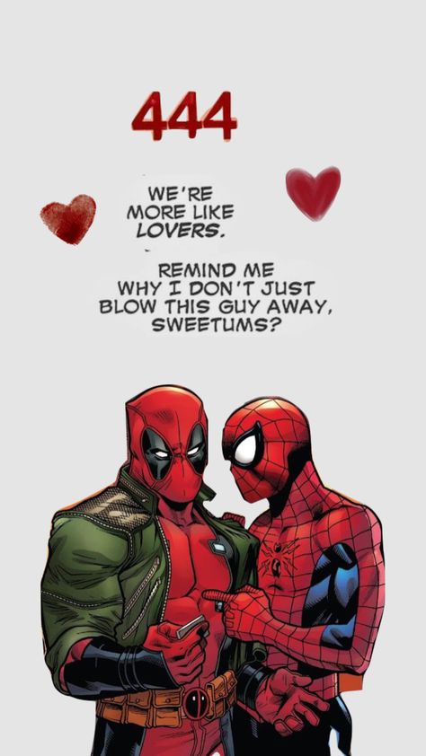 Spider Man Deadpool Wallpaper, Spiderman Phone Background, Spiderman Deadpool Wallpaper, Wallpapers Spideypool, Deadpool And Spiderman Wallpaper, Deadpool Lockscreen, Deadpool Wallpaper Aesthetic, Deadpool Pfps, Spideypool Aesthetic