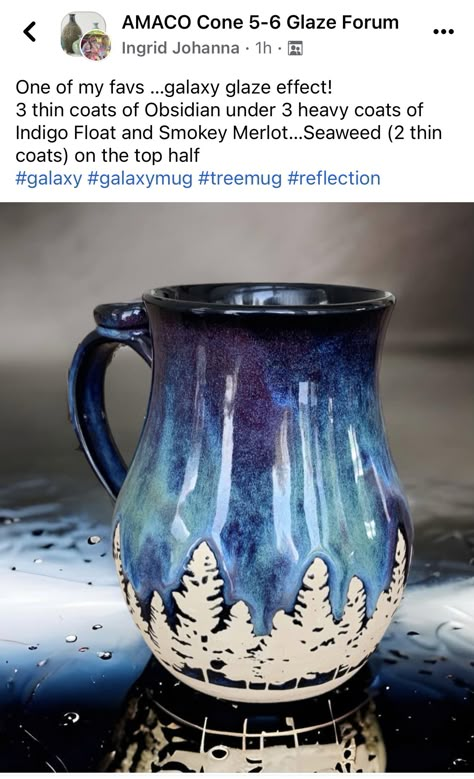 Amaco Galaxy Glaze Combo, Abalone Glaze Combinations, Galaxy Glaze Combinations, Amaco Cosmos Glazes, Amaco Cosmic Tea Dust Glaze Combinations, Smoky Merlot Glaze Combinations, Amaco Mulberry Glaze Combinations, Low Fire Glaze Combinations, Obsidian Glaze Combinations