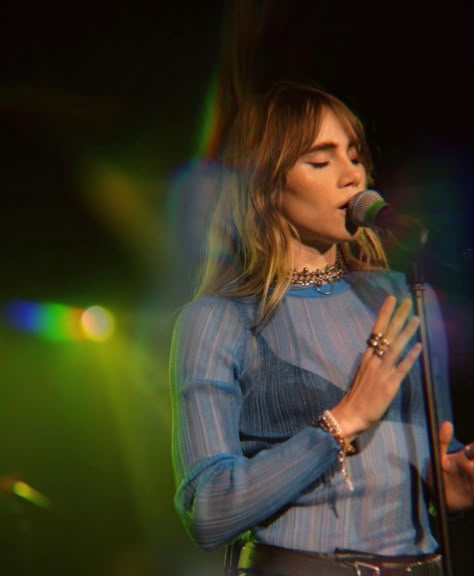 Karen Sirko, Alt Men, Concert Aesthetic, Suki Waterhouse, Concert Fits, Music Wall, La Fashion, Famous Faces, French Girl