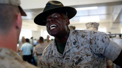 Marine Corps Commandant considers letting some Marines skip boot camp Marine Corps Bootcamp, Marines Boot Camp, Military Awards, Drill Instructor, Parris Island, Camp Pendleton, Army Sergeant, George Mason University, Capture The Flag