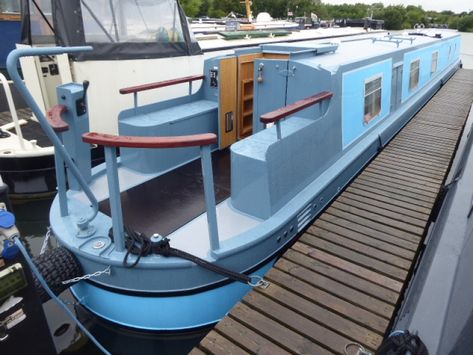 Canal Boat Narrowboat, Narrow Boats For Sale, Canal Boat Interior, Barges For Sale, Barge Boat, Canal Barge, Boat House Interior, Floating Homes, Narrow Boats