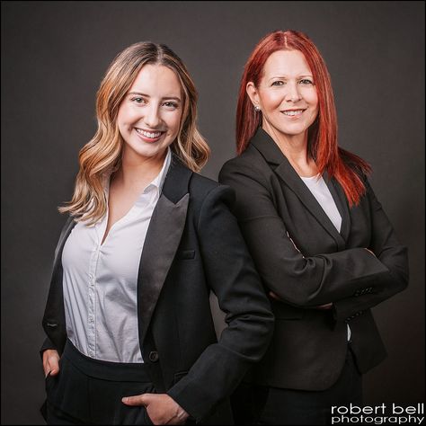 Headshots with Cristina & Katelyn, mother & daughter realtor team. Group Headshots Women, Mother Daughter Headshots, Professional Headshots 2 People, Realtor Group Photos, Realtor Team Photoshoot, Realtor Couple Headshots, Group Headshots, Women Business Partners Photoshoot, Team Headshots