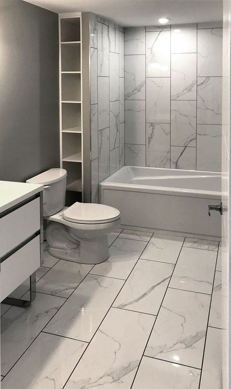 small bathroom inspiration
Small bathroom ideas || bathroom decorating ideas Bathroom Tile Layout 12x24, Marble Bathroom Wall Tile, Carrara Marble Shower Tile, Bathroom Floor And Shower Wall Tile Same, 12x18 Shower Wall Tile, 12*24 Bathroom Tiles, Bathroom Tile 12x24, Vertical Tile Tub Surround, Big Tile Bathroom Ideas