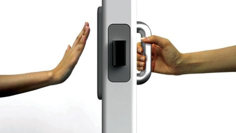 Pull and Push door concept makes coming and going a lot easier Push Door, Human Centered Design, Pushes And Pulls, Security Companies, Principles Of Design, Red Dot Design, Yanko Design, Door Accessories, Design Student