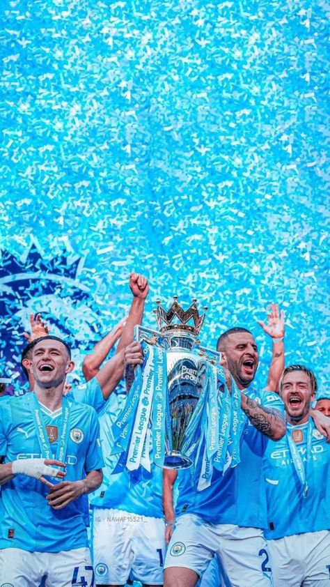 Man City Premier League Champions, Iran Fc, Manchester City Wallpaper, Phil Foden, Manchester City Football Club, Champions Of The World, مانشستر سيتي, Jack Grealish, Football Images