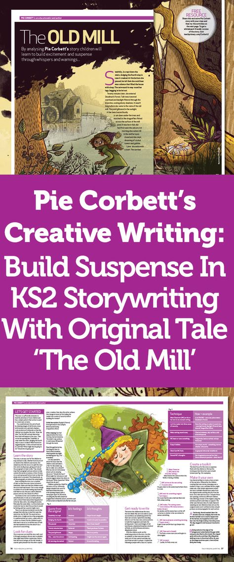 Pie Corbett’s Creative Writing – Build Suspense In KS2 Storywriting With Original Tale ‘The Old Mill’ Ks2 Writing, Talk For Writing, Pie Corbett, Talk 4 Writing, Creative Writing Jobs, Hero Essay, English Ideas, Essay Structure, Primary English