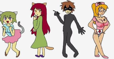 Raku Chan, Nyan Neko Sugar, Gakuen Handsome, Nyan Nyan, Animatronic Fnaf, Silly Girls, Cat Girl, Really Funny Pictures, Funny Images