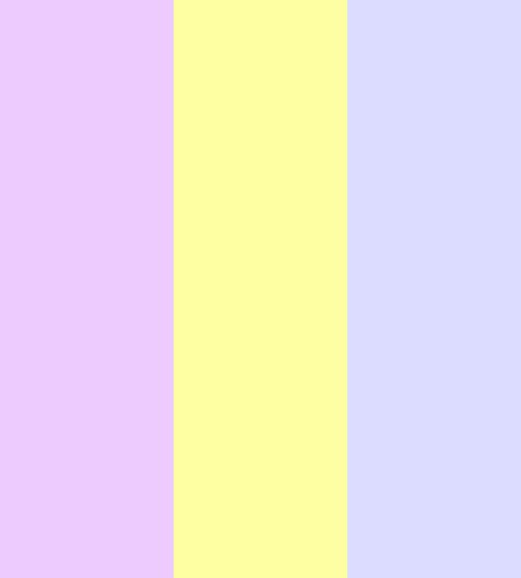 Pastel Palette - Lavender, Pale Yellow, & Periwinkle Periwinkle And Yellow Color Palette, Yellow And Lilac Aesthetic, Lavender And Yellow Color Palette, Lilac And Yellow Color Palette, Pale Yellow Color Combinations, Lavender And Yellow Aesthetic, Purple And Yellow Aesthetic Pastel, Yellow And Purple Color Palette, Yellow Purple Color Palette