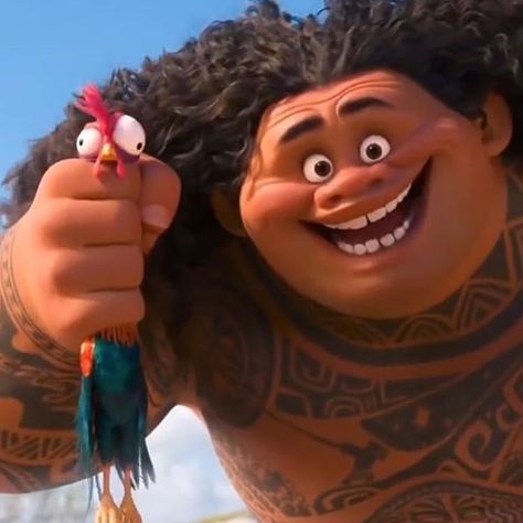 #Moana #Disney #Maui Moana Memes, Maui Moana, Moana Disney, Disney Princess Moana, Princess Moana, Daisy Field, Disney Moana, The Way He Looks, Thermal Printer