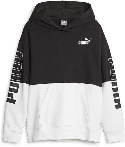 Casual Puma Hoodie For Sports, Winter Hoodie With Puma Logo, Casual Long Sleeve Puma Hoodie, Puma Logo Long Sleeve Hoodie For Sports, Puma Logo Sports Hoodie, Black Sportswear, Puma Sport, Sweat Hoodie, Sports Activities