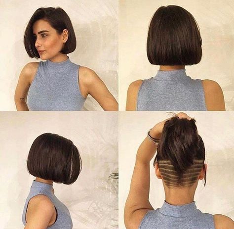 Bob With Undercut, Undercut Bob, Chin Length Bob, Chin Length Hair, Short Hair Undercut, Best Short Haircuts, Undercut Hairstyles, Trending Hairstyles, Undercut