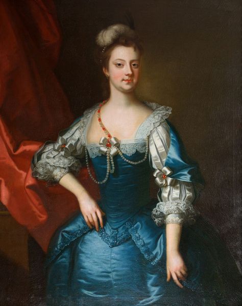 A Portrait of Lady Elizabeth Aislabie, by Enoch Seeman the Younger (1694-1745).