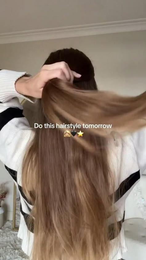 School Hairstyle Idea 🤍 Everyday Hairstyle 🤍 #hairstyles #hairtutorial #haircare #longhair #schoolhairstyles #easyhairstyles #everydayhairstyle #longhair #hairtip #hairtutorial video credits: cassiedrd Super Cute And Easy Hairstyles, Easy Hairstyles For Long Blonde Hair, Easy One Braid Hairstyles, Hairstyle Idea For School, Simply Hairstyles For Long Hair, Cute Easy Hair Styles For School Fast, Hairstyle Ideas Simple, Simple And Easy Hairstyles For Long Hair, Easy Cute School Hairstyles