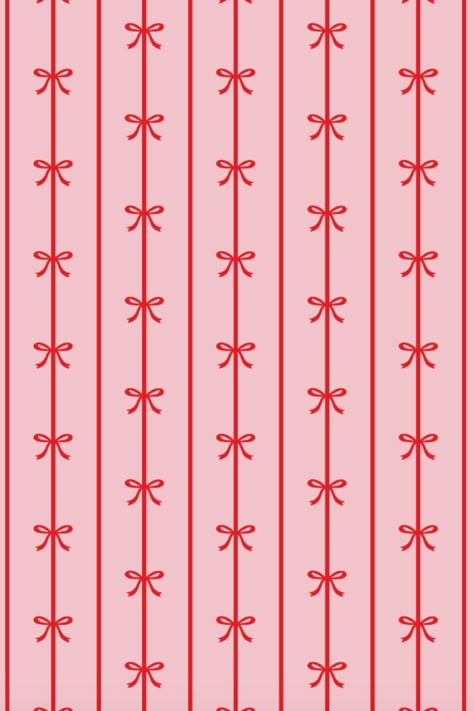 The pink and red bow pattern that started it all! This bow design has been perfect for our Signature Bow Napkins and branded assets for our party boutique! Cute Patterns Aesthetic, Red Pink Decor, Holiday Prints Pattern, Bows And Ribbons, Bow Pattern Wallpaper, Red And Pink Pattern, Red And Pink Aesthetic Vintage, Red Bows Aesthetic, Red And Pink Party Decorations