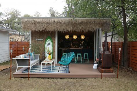 Modern She Shed, Rustic She Shed, He Shed She Shed, Party Shed, She Shed Designs, Outdoor Tiki Bar, Tuff Shed, Backyard Storage Sheds, Bar Shed