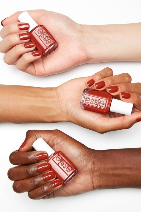 Essie fall shade YES I CANYON... #fallnails #fallvibes #fall #autumn #itsfall #holidays #thanksgiving Essie Fall Colors, Burnt Orange Nail Polish, Nail Polish Matte, Best Nail Polish Colors, Popular Nail Colors, Essie Nail Colors, Muted Orange, Orange Nail Polish, Orange Nail