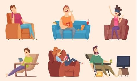 Fat Character, Sedentary Lifestyle, Eating Food, Man Sitting, Woman Sitting, Scene Creator, Alphabet Illustration, Free Design Resources, Journal Cards