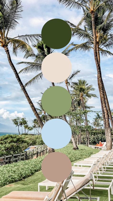 Tropical Color Palette Colour Schemes, Summer Pastel Color Palette, Hawaii Color Palette, Tropical Color Scheme, Tropical Color Palette, Color Palette For Home, Style Tips And Tricks, Plant Palette, Wedding Color Pallet